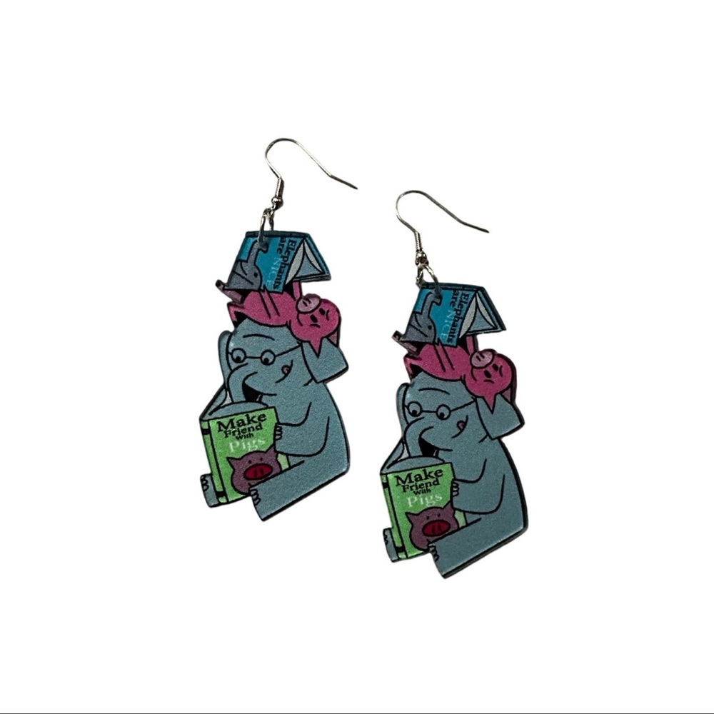 Pig and elephant Earrings